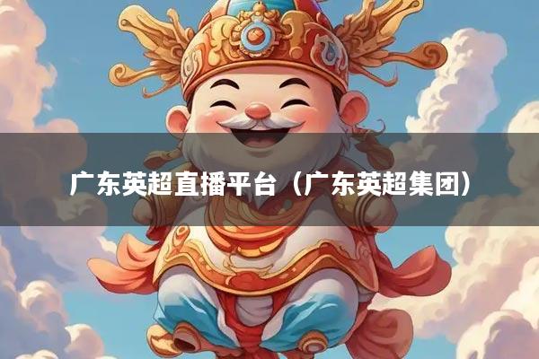 广东英超直播平台（广东英超集团）