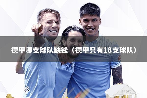 德甲哪支球队缺钱（德甲只有18支球队）