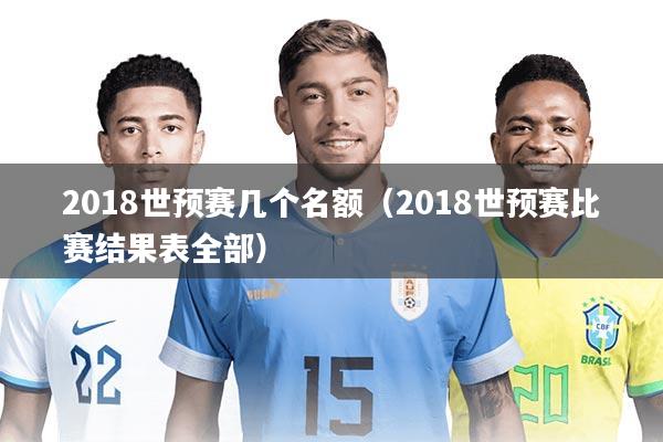 2018世预赛几个名额（2018世预赛比赛结果表全部）